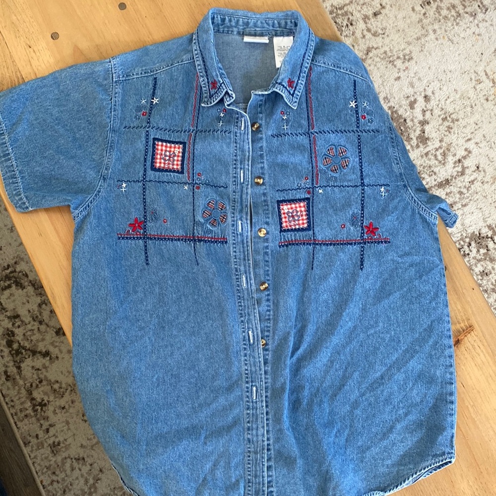 Bottom down short sleeve